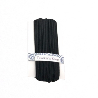 Black - Flat Chinese Knot Cord
