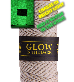 Hemp Cord :  Glow in the Dark