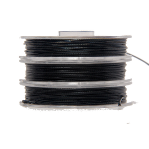 Black - Wax Polyester Surfer Cord - 5 or 10 yards
