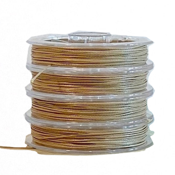 Tan - Wax Polyester Surfer Cord - 5 yard bundle