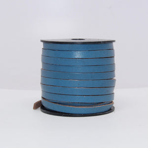 Indian Leather:  5MM Flat Denim