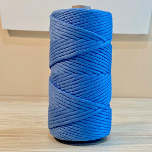 Azure - 5MM Single Strand Cotton Macrame Cord (100M)