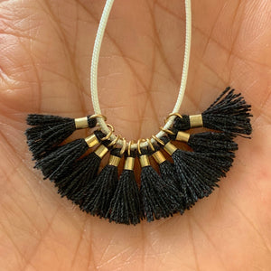 Black - Tiny Tassel