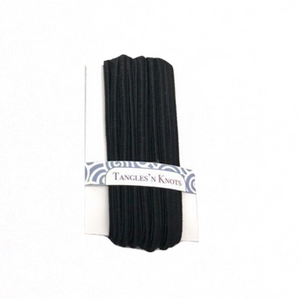 Black - Flat Chinese Knot Cord