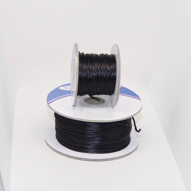 Black - Nylon Satin- 1MM