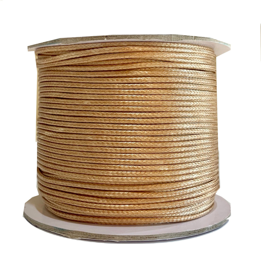 Caramello  - Wax Polyester Surfer Cord - 45 yd rolls