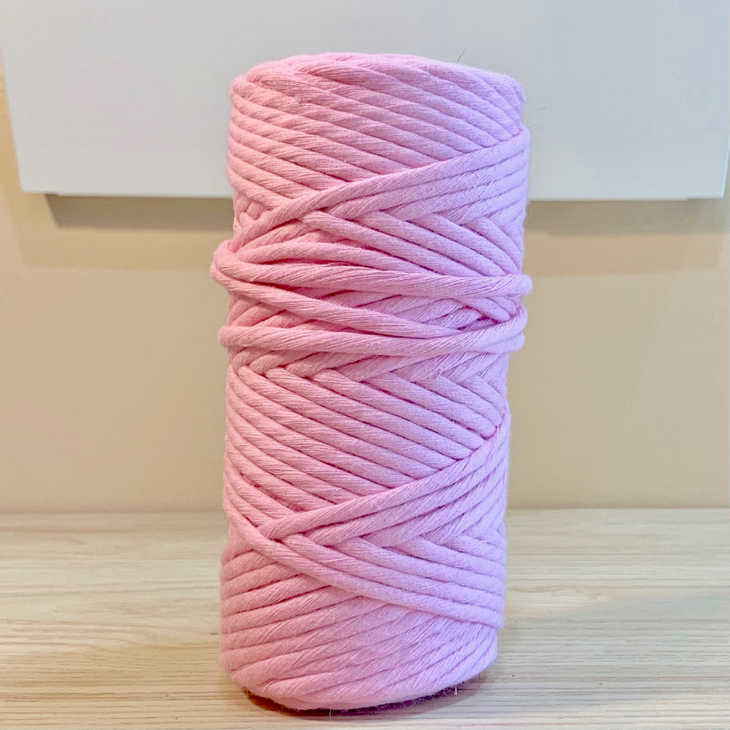 Carnation - 5MM Single Strand Cotton Macrame Cord (100M)