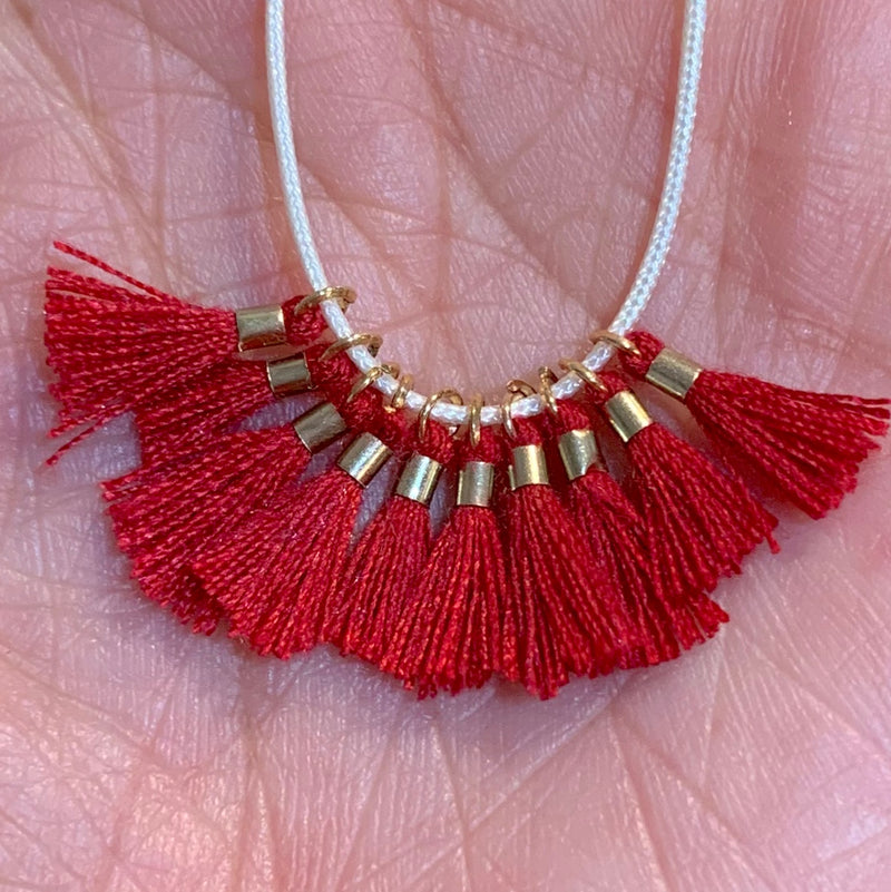 Cranberry - Tiny Tassel