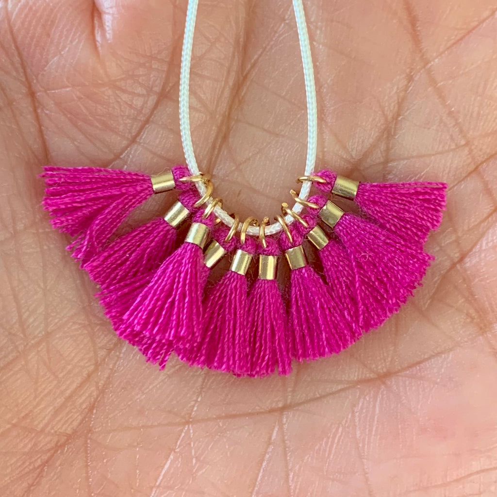 Deep Plum - Tiny Tassel