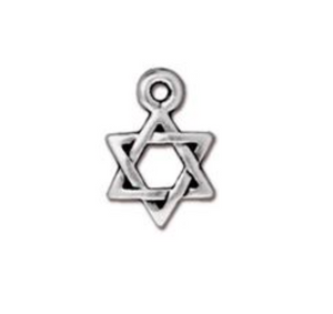 Drop, Star of David - Gold - TierraCast