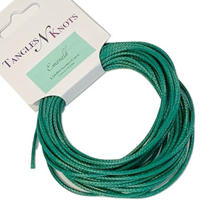 Emerald - Wax Polyester Surfer Cord - 5 or 10 yards