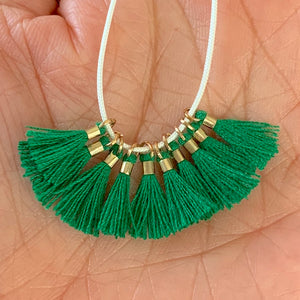 Emerald - Tiny Tassel