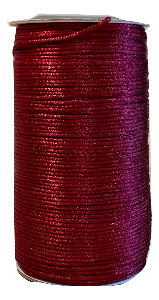 Garnet  - 2MM / 3MM  Rattail - Rolls