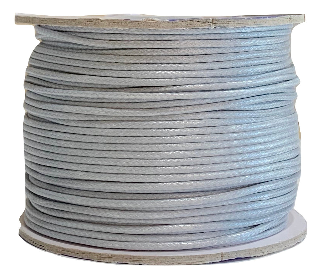 Ghost Gray - Wax Polyester Surfer Cord - 45 yd rolls