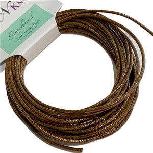 Gingerbread - Wax Polyester Surfer Cord - 5 or 10 yards
