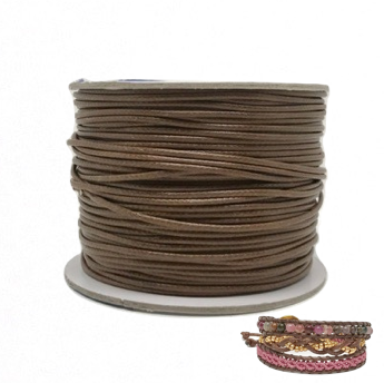 Gingerbread  - Wax Polyester Surfer Cord - 45 or 50 yd rolls