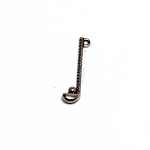 Golf Club Charm - Antique Silver