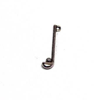 Golf Club Charm - Antique Silver