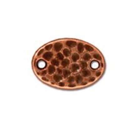 Hammertone Oval Link :  Copper:  Tierracast