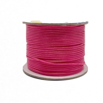 Hot Pink - Wax Polyester Surfer Cord - 45 yd rolls