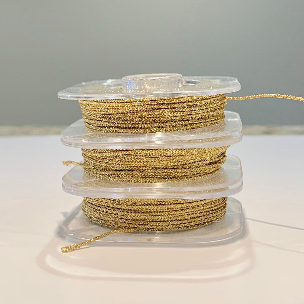 Metallic Gold Chinese Knotting Cord - 10 yd bobbin