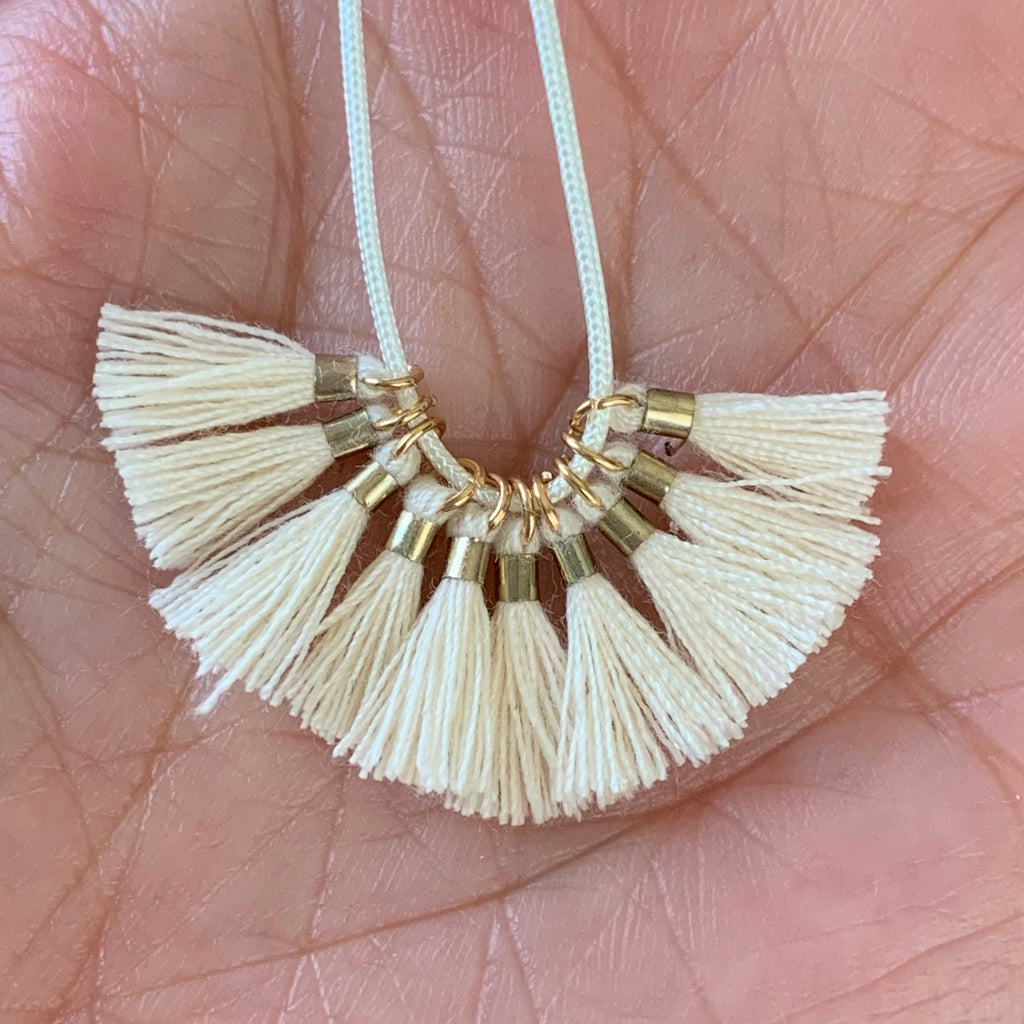 Ivory - Tiny Tassel