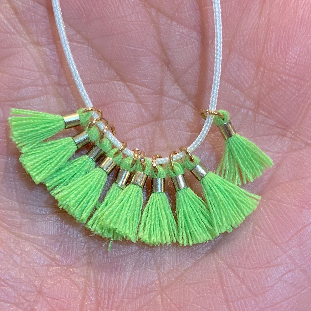 Lime - Tiny Tassel