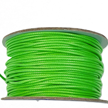 Lime - Wax Polyester Surfer Cord - 45 or 50 yd rolls