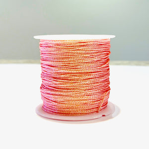 Metallic Strand Cord - Peach