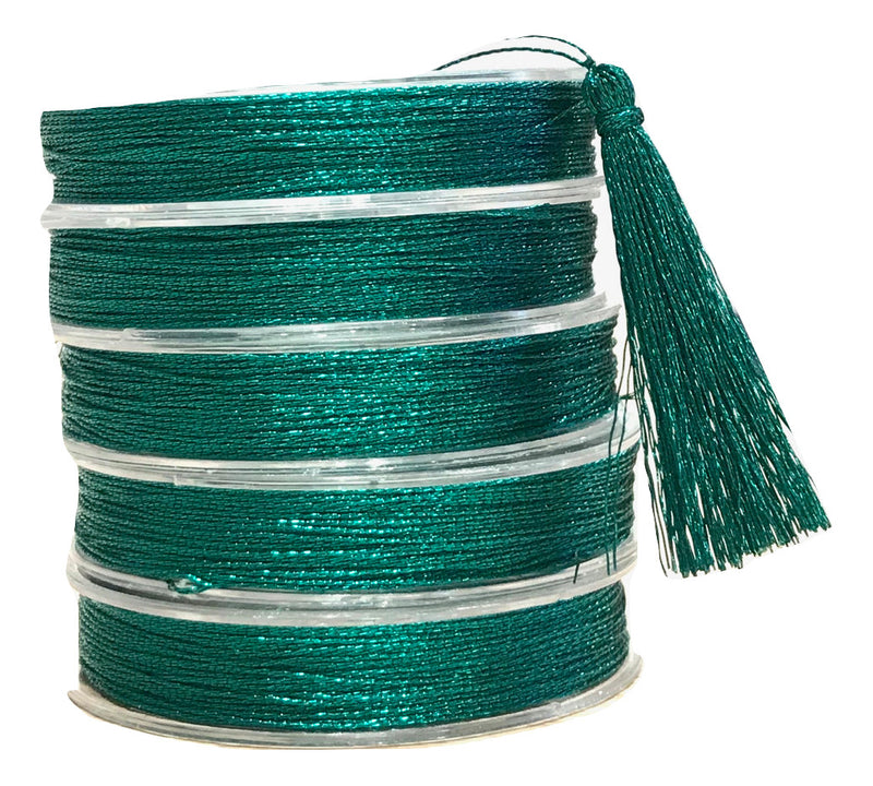 Metallic Cerulean - Tassel Cord