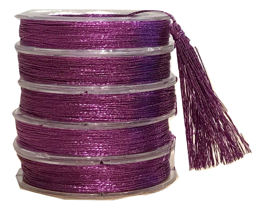 Metallic Fuscia - Tassel Cord