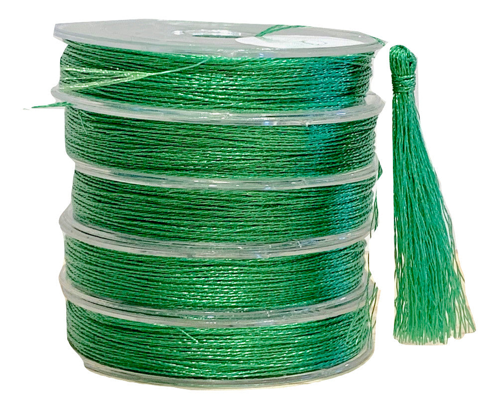 Metallic Gecko  - Tassel Cord