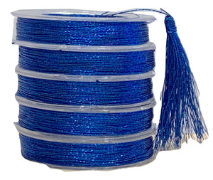 Metallic Sapphire Blue - Tassel Cord