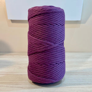 Mulberry - 5MM Single Strand Cotton Macrame Cord (100M)