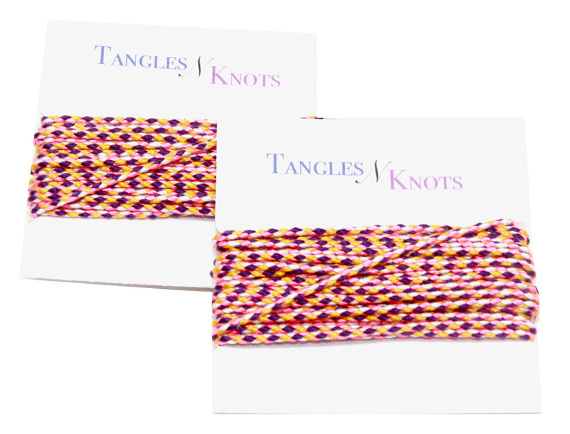 Nylon Braided Multi-Color Cord - Circus