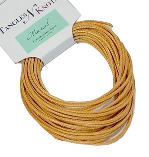 Mustard - Wax Polyester Surfer Cord - 5 or 10 yards