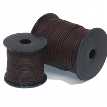 Indian Leather:    Natural Antique Walnut - 25M Roll