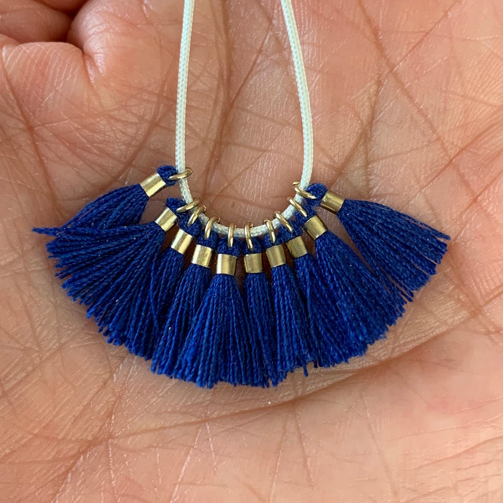 Midnight Blue - Tiny Tassel