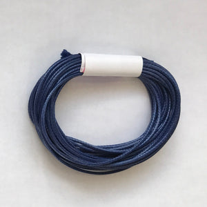 Navy - Wax Polyester Surfer Cord - 5 or 10 yards