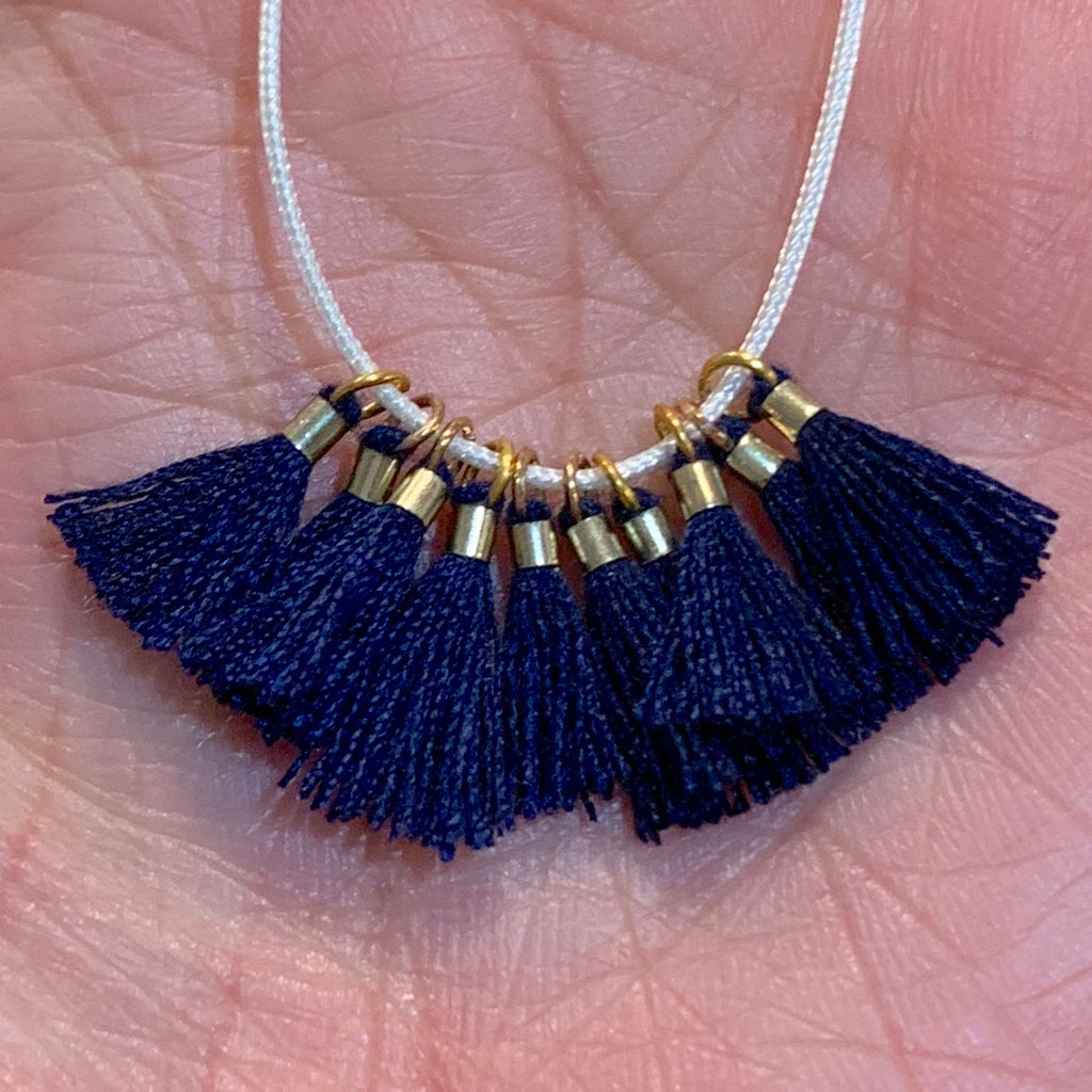 Navy - Tiny Tassel