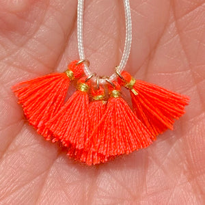 Florescent Orange - Tiny Tassel