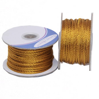 Nylon Twisted Cord - Golden Toffee - 2mm & 3mm (CLEARANCE)