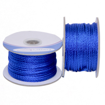 Nylon Twisted Cord - Royal Blue - 2mm & 3mm (CLEARANCE)