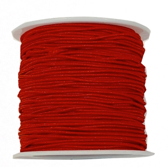 Elastic Cord 1MM - RED (20 yds)