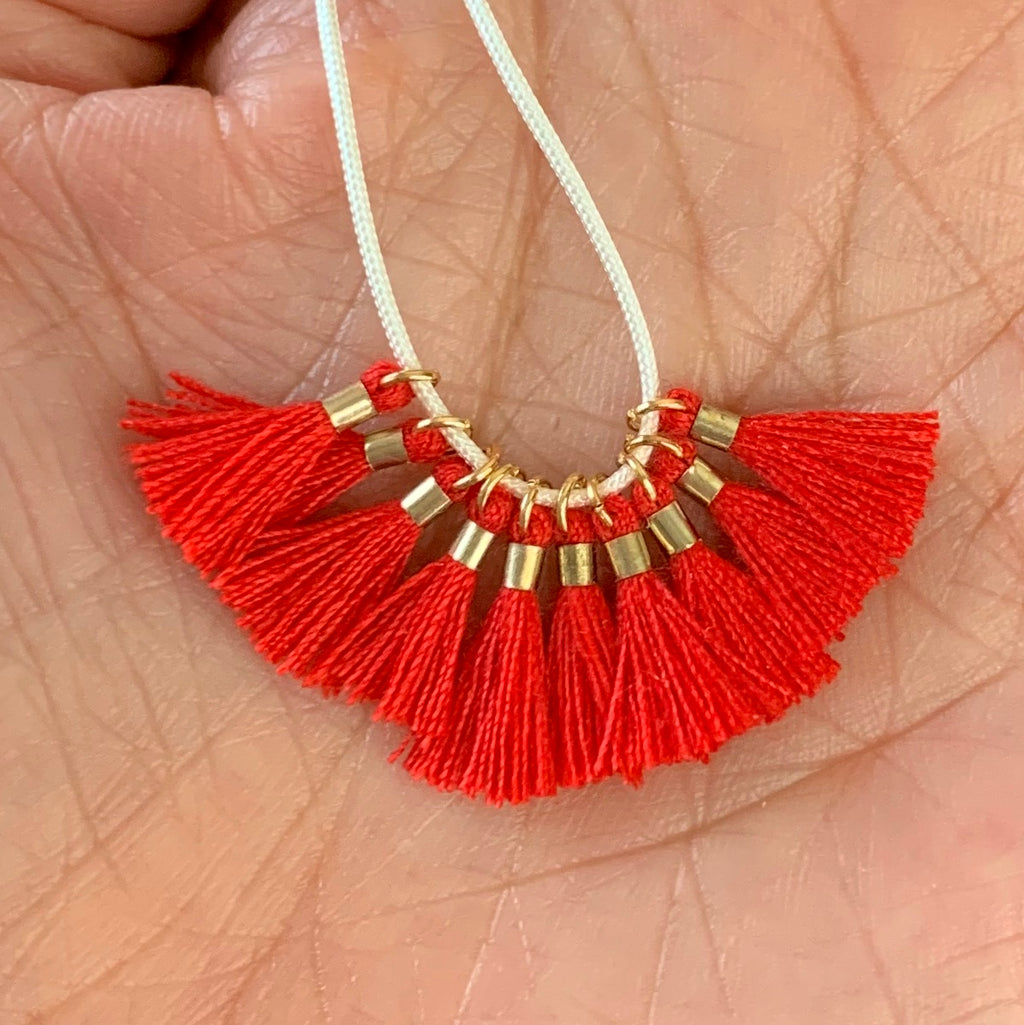 Red - Tiny Tassel