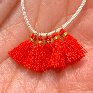 Red - Tiny Tassel