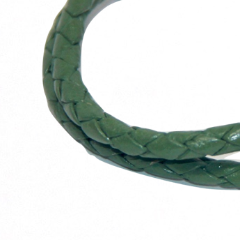 Round Braided Indian Leather:  Comfrey:  12 Inches
