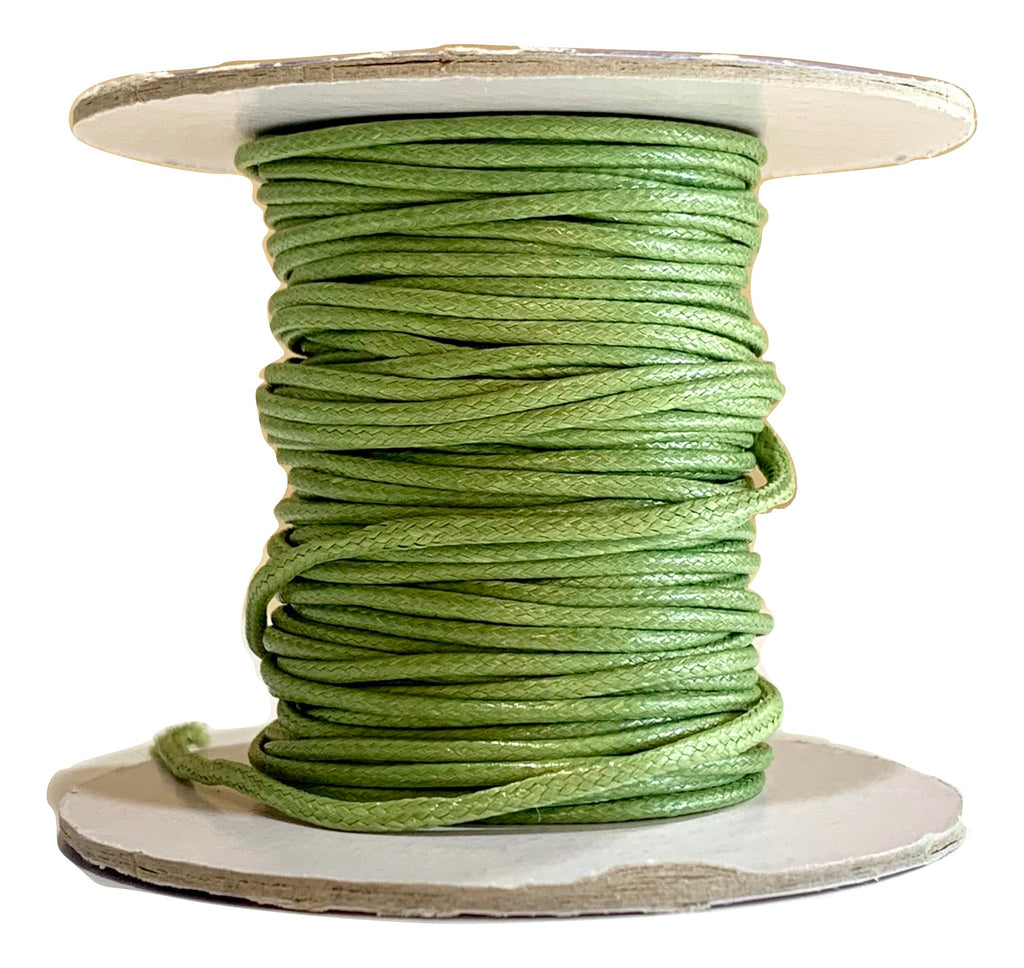 Sage - Wax Polyester Surfer Cord - 45 or 50 yd rolls