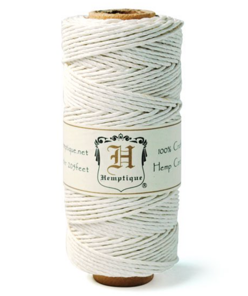 Hemp Cord :  White