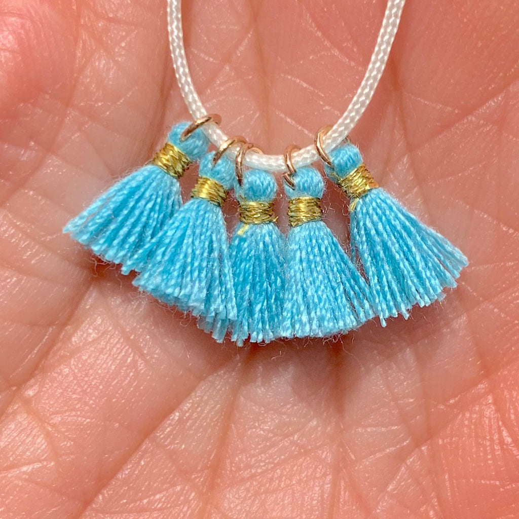 Sky Blue - Tiny Tassel